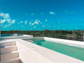 Hermosa villa nueva , con alberca y bici gratis
